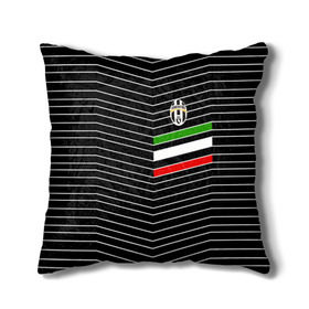 Подушка 3D с принтом Juventus 2018 Италия , наволочка – 100% полиэстер, наполнитель – холлофайбер (легкий наполнитель, не вызывает аллергию). | состоит из подушки и наволочки. Наволочка на молнии, легко снимается для стирки | fc | juventus | спорт | спортивные | фк | футбол | ювентус