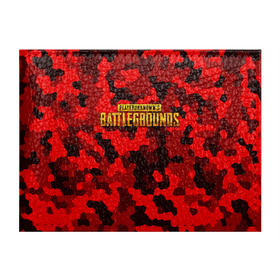 Обложка для студенческого билета с принтом PUBG Red Military , натуральная кожа | Размер: 11*8 см; Печать на всей внешней стороне | battle royal | playerunknowns battlegrounds | pubg | пабг | пубг
