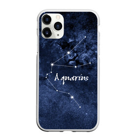 Чехол для iPhone 11 Pro матовый с принтом Водолей (Aquarius) , Силикон |  | Тематика изображения на принте: aquarius | водолей | звезды | знаки зодиака | космос | созвездие