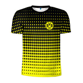 Мужская футболка 3D спортивная с принтом FC Borussia 2018 Original #2 , 100% полиэстер с улучшенными характеристиками | приталенный силуэт, круглая горловина, широкие плечи, сужается к линии бедра | borussia dortmund | fc | боруссия | спорт | спортивные | фк | футбол