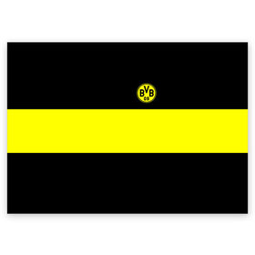 Поздравительная открытка с принтом Borussia 2018 Black and Yellow , 100% бумага | плотность бумаги 280 г/м2, матовая, на обратной стороне линовка и место для марки
 | боруссия | дортмунд
