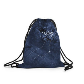 Рюкзак-мешок 3D с принтом Дева(Virgo) , 100% полиэстер | плотность ткани — 200 г/м2, размер — 35 х 45 см; лямки — толстые шнурки, застежка на шнуровке, без карманов и подкладки | virgo | дева | звезды | знаки зодиака | космос | созвездие