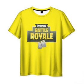 Мужская футболка 3D с принтом Battle Royale , 100% полиэфир | прямой крой, круглый вырез горловины, длина до линии бедер | epic games | fort | fortnite battle | fortnite battle royale | fortnite royale | survival | королевский битва