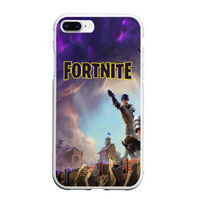 Чехол для iPhone 7Plus/8 Plus матовый с принтом Fortnite II , Силикон | Область печати: задняя сторона чехла, без боковых панелей | epic games | fort | fortnite battle | fortnite battle royale | fortnite royale | survival | королевский битва