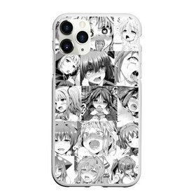 Чехол для iPhone 11 Pro Max матовый с принтом Японская анимация , Силикон |  | ahegao | anime | kodome | manga | senpai | аниме | анимэ | ахегао | кодоме | манга | меха | сенпай | юри | яой