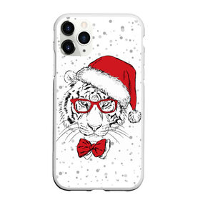Чехол для iPhone 11 Pro Max матовый с принтом Тигр Санта Клаус , Силикон |  | animal | bow | christmas | holiday | new year | predator | santa claus | snow | tiger | view | winter | бант | взгляд | дед мороз | животное | зима | новый год | очки | праздник | рождество | санта клаус | снег | тигр | хищник