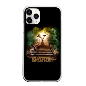 Чехол для iPhone 11 Pro матовый с принтом Led Zeppelin , Силикон |  | led zeppelin | джимми пейдж | джон генри бонэм | джон пол джонс | лед зеппелин | роберт плант