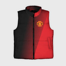 Женский жилет утепленный 3D с принтом F.C.M.U 2018 Creative Uniform ,  |  | fc | manchester united | манчестер юнайтед | спорт | спортивные | фк | футбол | футбольный клуб