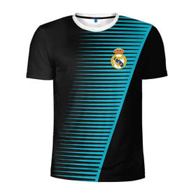 Мужская футболка 3D спортивная с принтом Real Madrid Creative uniform , 100% полиэстер с улучшенными характеристиками | приталенный силуэт, круглая горловина, широкие плечи, сужается к линии бедра | Тематика изображения на принте: fc | real madrid | реал мадрид | спорт | спортивные | фк | футбол | футбольный клуб