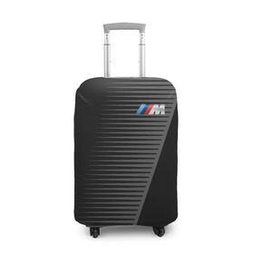 Чехол для чемодана 3D с принтом BMW 2018 Grey Colors Lines , 86% полиэфир, 14% спандекс | двустороннее нанесение принта, прорези для ручек и колес | bmw | автомобильные | бмв | машины