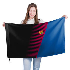 Флаг 3D с принтом FC Barca 2018 Creative uniform , 100% полиэстер | плотность ткани — 95 г/м2, размер — 67 х 109 см. Принт наносится с одной стороны | fc | fc barcelona | fcb | барселона | спорт | спортивные | фк | футбол | футбольный клуб