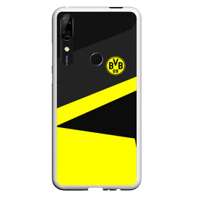 Чехол для Honor P Smart Z с принтом Borussia 2018 Geometry Sport , Силикон | Область печати: задняя сторона чехла, без боковых панелей | Тематика изображения на принте: fc |  borussia dortmund | боруссия | спорт | спортивные | фк | футбол | футбольный клуб