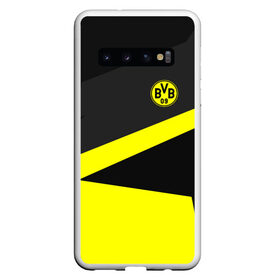 Чехол для Samsung Galaxy S10 с принтом Borussia 2018 Geometry Sport , Силикон | Область печати: задняя сторона чехла, без боковых панелей | Тематика изображения на принте: fc |  borussia dortmund | боруссия | спорт | спортивные | фк | футбол | футбольный клуб