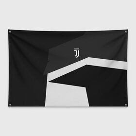 Флаг-баннер с принтом Juventus 2018 Geometry Sport , 100% полиэстер | размер 67 х 109 см, плотность ткани — 95 г/м2; по краям флага есть четыре люверса для крепления | fc | juventus | спорт | спортивные | фк | футбол | футбольный клуб | ювентус