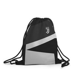 Рюкзак-мешок 3D с принтом Juventus 2018 Geometry Sport , 100% полиэстер | плотность ткани — 200 г/м2, размер — 35 х 45 см; лямки — толстые шнурки, застежка на шнуровке, без карманов и подкладки | fc | juventus | спорт | спортивные | фк | футбол | футбольный клуб | ювентус