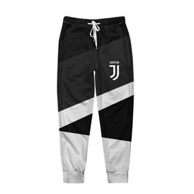 Мужские брюки 3D с принтом Juventus 2018 Geometry Sport , 100% полиэстер | манжеты по низу, эластичный пояс регулируется шнурком, по бокам два кармана без застежек, внутренняя часть кармана из мелкой сетки | fc | juventus | спорт | спортивные | фк | футбол | футбольный клуб | ювентус