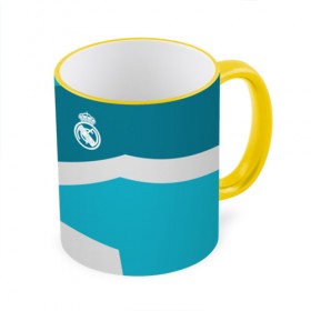 Кружка 3D с принтом Real Madrid Geometry Sport , керамика | ёмкость 330 мл | Тематика изображения на принте: fc | real madrid | реал мадрид | спорт | спортивные | фк | футбол | футбольный клуб