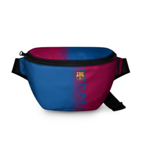 Поясная сумка 3D с принтом FC Barca 2018 Original , 100% полиэстер | плотная ткань, ремень с регулируемой длиной, внутри несколько карманов для мелочей, основное отделение и карман с обратной стороны сумки застегиваются на молнию | fc | fc barcelona | fcb | барселона | спорт | спортивные | фк | футбол | футбольный клуб