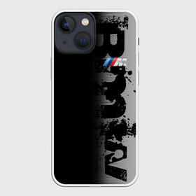 Чехол для iPhone 13 mini с принтом BMW M BLACK GREY | БМВ ,  |  | bmw | bmw motorsport | bmw performance | carbon | m | motorsport | performance | sport | бмв | карбон | моторспорт | спорт