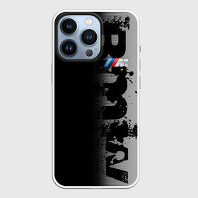 Чехол для iPhone 13 Pro с принтом BMW M BLACK GREY | БМВ ,  |  | bmw | bmw motorsport | bmw performance | carbon | m | motorsport | performance | sport | бмв | карбон | моторспорт | спорт