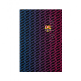 Обложка для паспорта матовая кожа с принтом FC Barca 2018 Creative uniform , натуральная матовая кожа | размер 19,3 х 13,7 см; прозрачные пластиковые крепления | Тематика изображения на принте: fc | fc barcelona | fcb | барселона | спорт | спортивные | фк | футбол | футбольный клуб