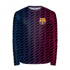 Мужской лонгслив 3D с принтом FC Barca 2018 Creative uniform , 100% полиэстер | длинные рукава, круглый вырез горловины, полуприлегающий силуэт | fc | fc barcelona | fcb | барселона | спорт | спортивные | фк | футбол | футбольный клуб