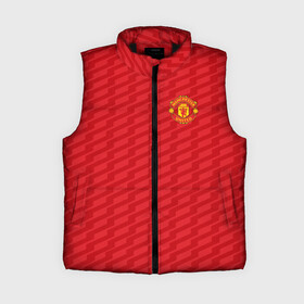 Женский жилет утепленный 3D с принтом F.C.M.U 2018 Creative Uniform ,  |  | fc | manchester united | манчестер юнайтед | спорт | спортивные | фк | футбол | футбольный клуб