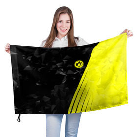 Флаг 3D с принтом FC Borussia 2018 Abstract , 100% полиэстер | плотность ткани — 95 г/м2, размер — 67 х 109 см. Принт наносится с одной стороны | borussia | fc | football | football club | sport | боруссия | спорт | спортивные | униформа | фк | футбол | футбольный клуб