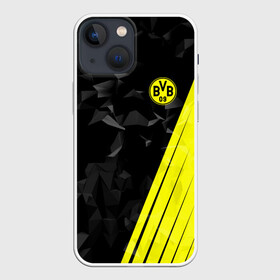 Чехол для iPhone 13 mini с принтом FC Borussia 2018 Abstract ,  |  | borussia | fc | football | football club | sport | боруссия | спорт | спортивные | униформа | фк | футбол | футбольный клуб