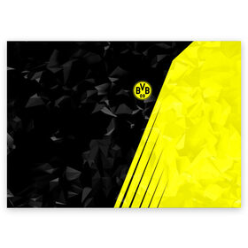 Поздравительная открытка с принтом FC Borussia 2018 Abstract , 100% бумага | плотность бумаги 280 г/м2, матовая, на обратной стороне линовка и место для марки
 | borussia | fc | football | football club | sport | боруссия | спорт | спортивные | униформа | фк | футбол | футбольный клуб