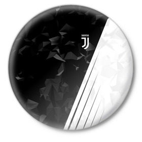 Значок с принтом Juventus 2018 Abstract ,  металл | круглая форма, металлическая застежка в виде булавки | Тематика изображения на принте: fly emirates | juventus | ronaldo | клуб | линии | мода | модные | мяч | реал мадрид | спорт | спортивные | стиль | футбол | футбольный клуб | экстрим | эмблема | ювентус