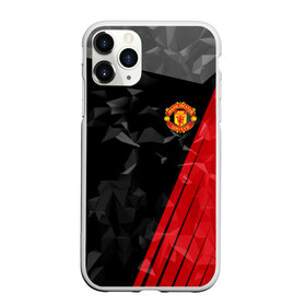 Чехол для iPhone 11 Pro матовый с принтом F C M U 2018 Abstract uniform , Силикон |  | fc | manchester united | манчестер юнайтед | спорт | спортивные | фк | футбол | футбольный клуб