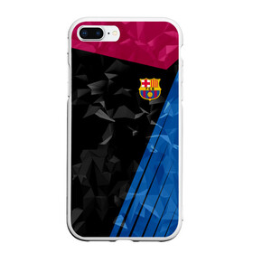 Чехол для iPhone 7Plus/8 Plus матовый с принтом FC BARCELONA , Силикон | Область печати: задняя сторона чехла, без боковых панелей | fc | fc barcelona | fcb | барселона | спорт | спортивные | фк | футбол | футбольный клуб