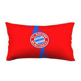 Подушка 3D антистресс с принтом FC Bayern 2018 Storm , наволочка — 100% полиэстер, наполнитель — вспененный полистирол | состоит из подушки и наволочки на молнии | 