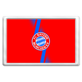 Магнит 45*70 с принтом FC Bayern 2018 Storm , Пластик | Размер: 78*52 мм; Размер печати: 70*45 | 