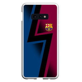 Чехол для Samsung S10E с принтом FC Barca 2018 Creative uniform , Силикон | Область печати: задняя сторона чехла, без боковых панелей | Тематика изображения на принте: fc | fc barcelona | fcb | барселона | спорт | спортивные | фк | футбол | футбольный клуб