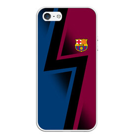 Чехол для iPhone 5/5S матовый с принтом FC Barca 2018 Creative uniform , Силикон | Область печати: задняя сторона чехла, без боковых панелей | fc | fc barcelona | fcb | барселона | спорт | спортивные | фк | футбол | футбольный клуб