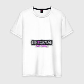 Мужская футболка хлопок с принтом Life Is Strange , 100% хлопок | прямой крой, круглый вырез горловины, длина до линии бедер, слегка спущенное плечо. | before the storm | life is strange