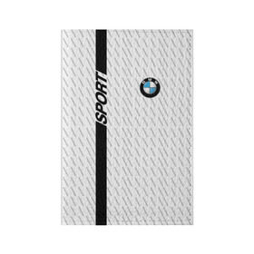 Обложка для паспорта матовая кожа с принтом BMW 2018 White Sport , натуральная матовая кожа | размер 19,3 х 13,7 см; прозрачные пластиковые крепления | bmw | автомобильные | бмв | машины