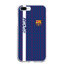 Чехол для iPhone 7Plus/8 Plus матовый с принтом FC Barca 2018 Creative uniform , Силикон | Область печати: задняя сторона чехла, без боковых панелей | fc | fc barcelona | fcb | барселона | спорт | спортивные | фк | футбол | футбольный клуб