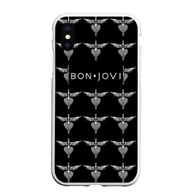 Чехол для iPhone XS Max матовый с принтом Bon Jovi , Силикон | Область печати: задняя сторона чехла, без боковых панелей | bon | jovi | бон | джови