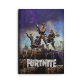 Обложка для автодокументов с принтом Fortnite , натуральная кожа |  размер 19,9*13 см; внутри 4 больших “конверта” для документов и один маленький отдел — туда идеально встанут права | fortnite | фортнайт