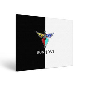 Холст прямоугольный с принтом Bon Jovi , 100% ПВХ |  | bon | jovi | бон | бон джови | джови | рок группа