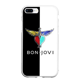 Чехол для iPhone 7Plus/8 Plus матовый с принтом Bon Jovi , Силикон | Область печати: задняя сторона чехла, без боковых панелей | bon | jovi | бон | бон джови | джови | рок группа