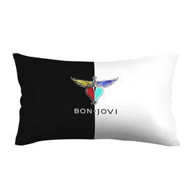 Подушка 3D антистресс с принтом Bon Jovi , наволочка — 100% полиэстер, наполнитель — вспененный полистирол | состоит из подушки и наволочки на молнии | bon | jovi | бон | бон джови | джови | рок группа