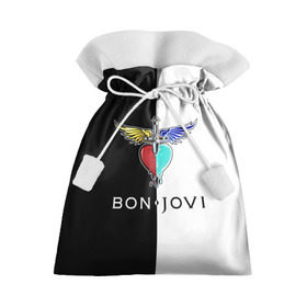 Подарочный 3D мешок с принтом Bon Jovi , 100% полиэстер | Размер: 29*39 см | bon | jovi | бон | бон джови | джови | рок группа