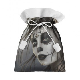 Подарочный 3D мешок с принтом Skull , 100% полиэстер | Размер: 29*39 см | halloween | skull | sugar skull | мексика | хэллоуин | череп