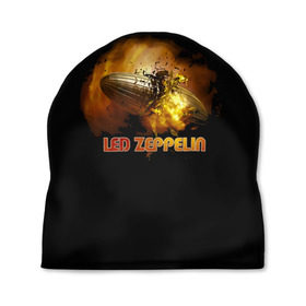 Шапка 3D с принтом Led Zeppelin , 100% полиэстер | универсальный размер, печать по всей поверхности изделия | led zeppelin | джимми пейдж | джон генри бонэм | джон пол джонс | лед зепелен | лед зеппелин | роберт плант | рок группа