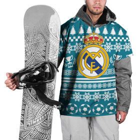 Накидка на куртку 3D с принтом Ronaldo 7 Новогодний , 100% полиэстер |  | fc | real madrid | реал мадрид | спорт | спортивные | фк | футбол | футбольный клуб