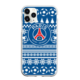 Чехол для iPhone 11 Pro матовый с принтом PSG Новогодний , Силикон |  | fc | fly emirates | paris | psg | лого | париж | псж | спорт | спортивные | фк | футбольный клуб